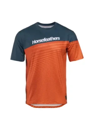 Značkový Dres HORSEFEATHERS Quantum Petrol/Burnt Orange