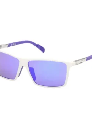 Sluneční brýle ADIDAS Sport SP0058 White/Gradient Or Mirror Violet Oblíbený