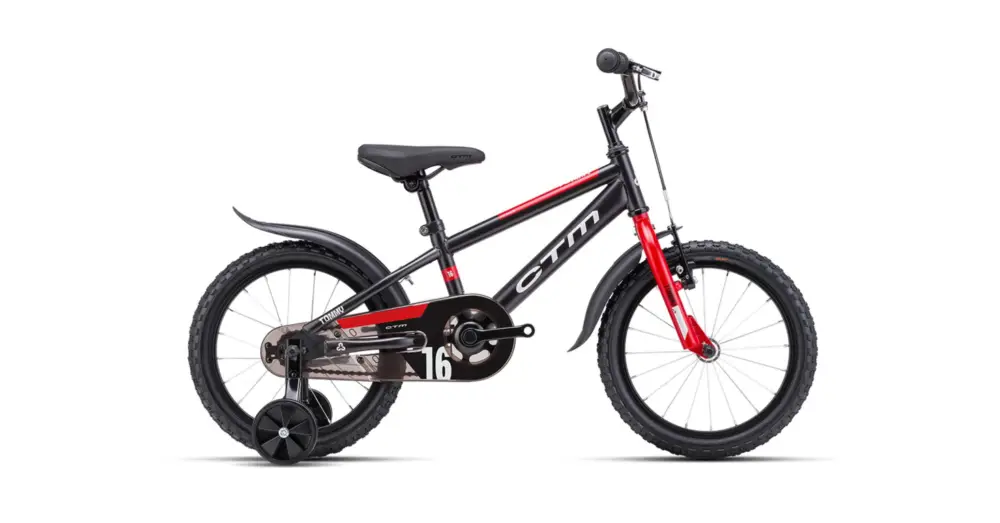 CTM Tommy Matte Black/Red Akce