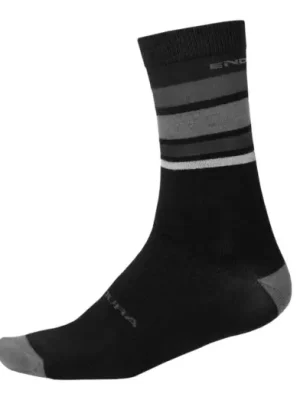 Zimní ponožky ENDURA Baabaa Merino Stripe Matt Black Objednat Nyní