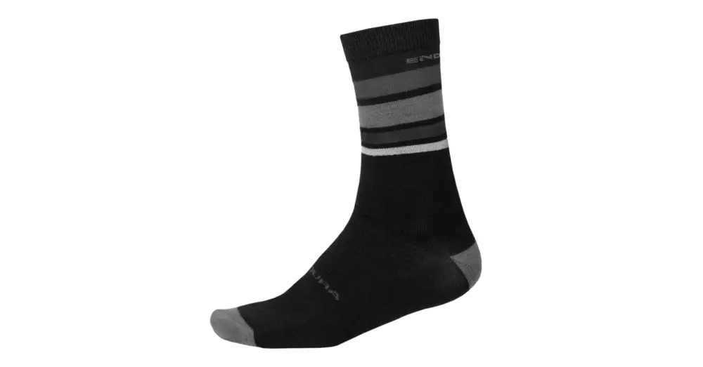 Zimní ponožky ENDURA Baabaa Merino Stripe Matt Black Objednat Nyní