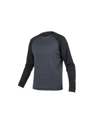 Výprodej Dres s dlouhým rukávem ENDURA Singletrack Fleece Black
