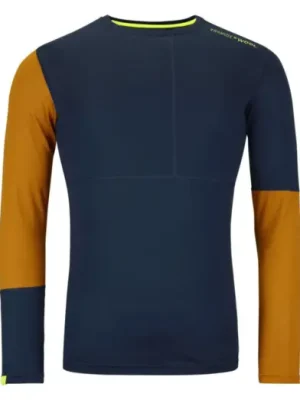 Doprava Zdarma Triko s dlouhým rukávem ORTOVOX 185 Rock'N'Wool Deep Ocean