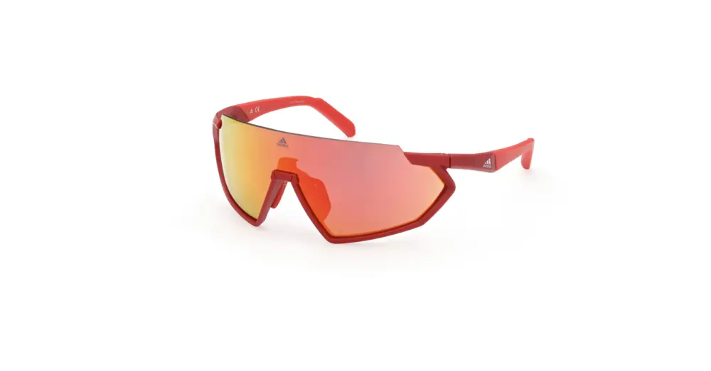 Sluneční brýle ADIDAS Sport SP0041 Matte Red/Bordeaux Mirror Aktuální