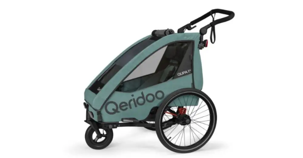 Vozík QERIDOO Qupa1 PLUS - Mineral Blue Bezpečná Platba