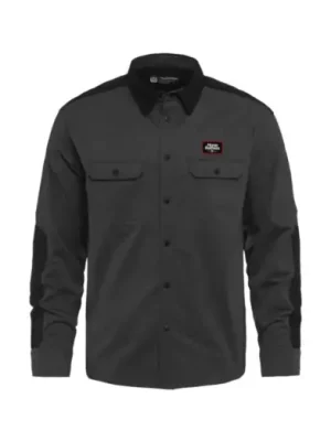Technická košile HORSEFEATHERS Prom Dark Gray Cenová Bomba