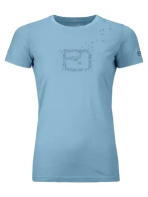 Nakupujte Hned Dámské triko ORTOVOX 150 Cool Leaves Light Blue Blend