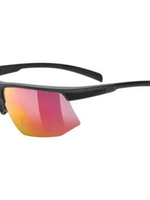 Brýle UVEX Aerios Black Matt / Mir.Red S3 Zlevněný