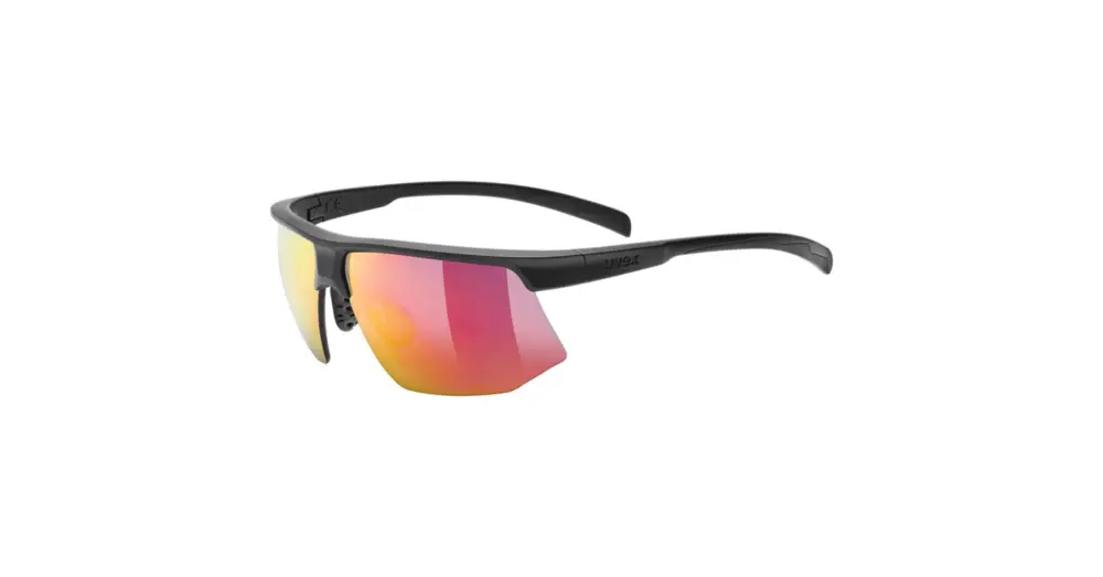 Brýle UVEX Aerios Black Matt / Mir.Red S3 Zlevněný
