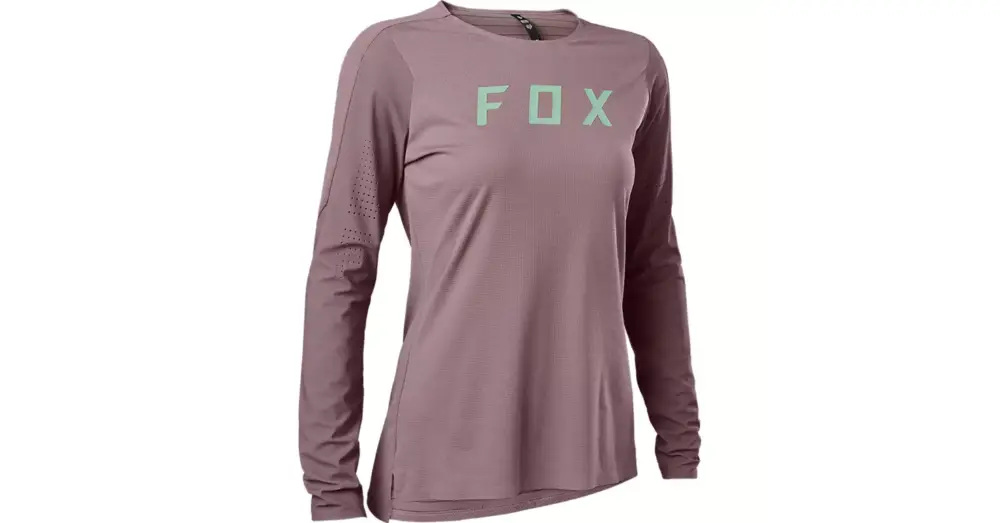 Tovární Cena Dámský dres s dlouhým rukávem FOX Flexair Pro LS Jersey Plum Perfect -L