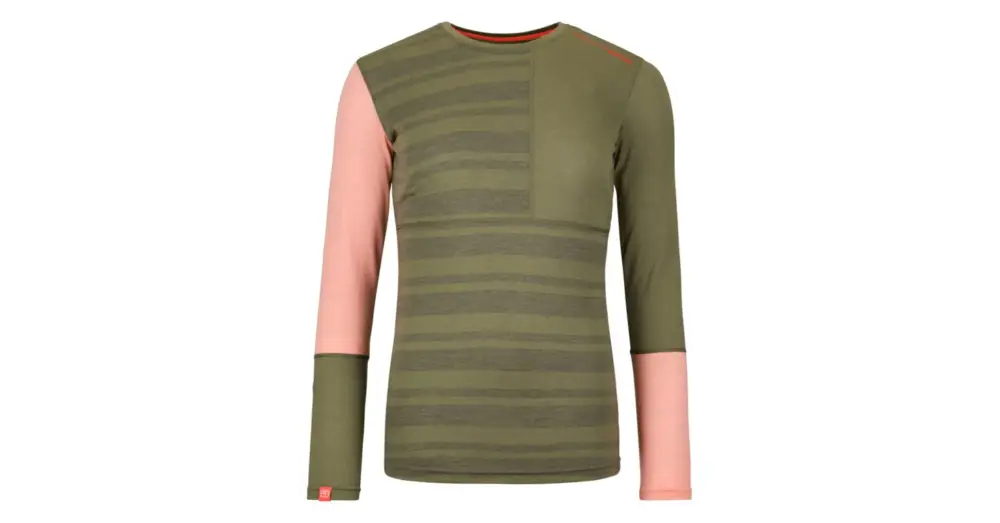 Levný Dámské triko s dlouhým rukávem ORTOVOX 185 Rock'N'Wool Wild Herbs