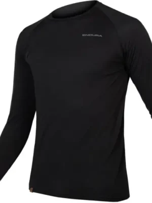 Triko s dlouhým rukávem ENDURA BaaBaa Merino Black Poslední Šance