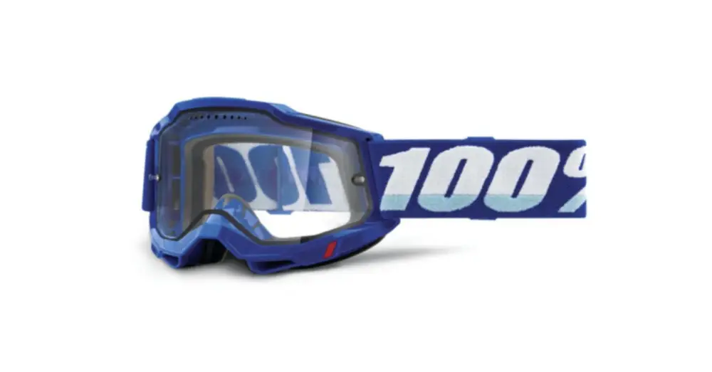Brýle 100% Accuri 2 Enduro MTB Blue/Clear Lens Zlevněný