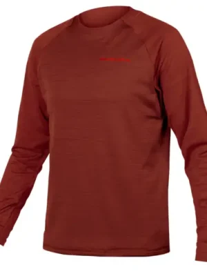 Výhodná Nabídka Dres s dlouhým rukávem ENDURA Singletrack Fleece Brick