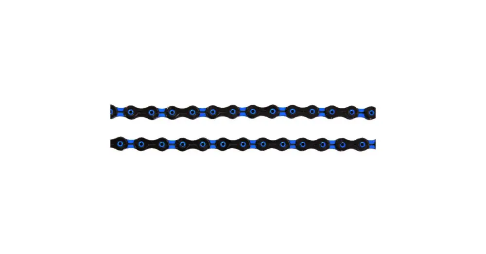 Sleva Řetěz KMC DLC11 SuperLight Black/Blue
