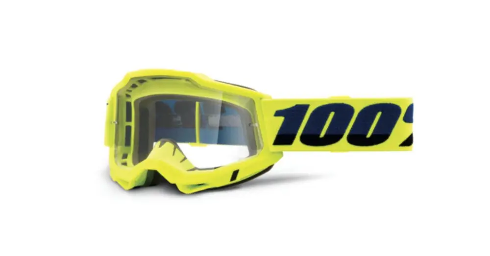 Brýle 100% Accuri 2 OTG Fluo/Yellow/Clear Lens Výprodej