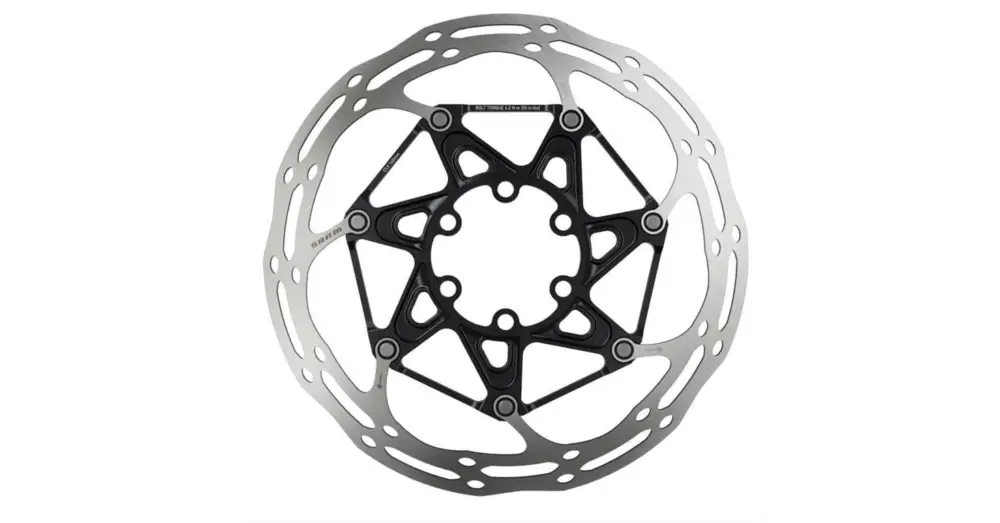 Brzdový kotouč SRAM Centerline Rounded 2 Piece Black Ti 160mm Dokud Zásoby Vydrží