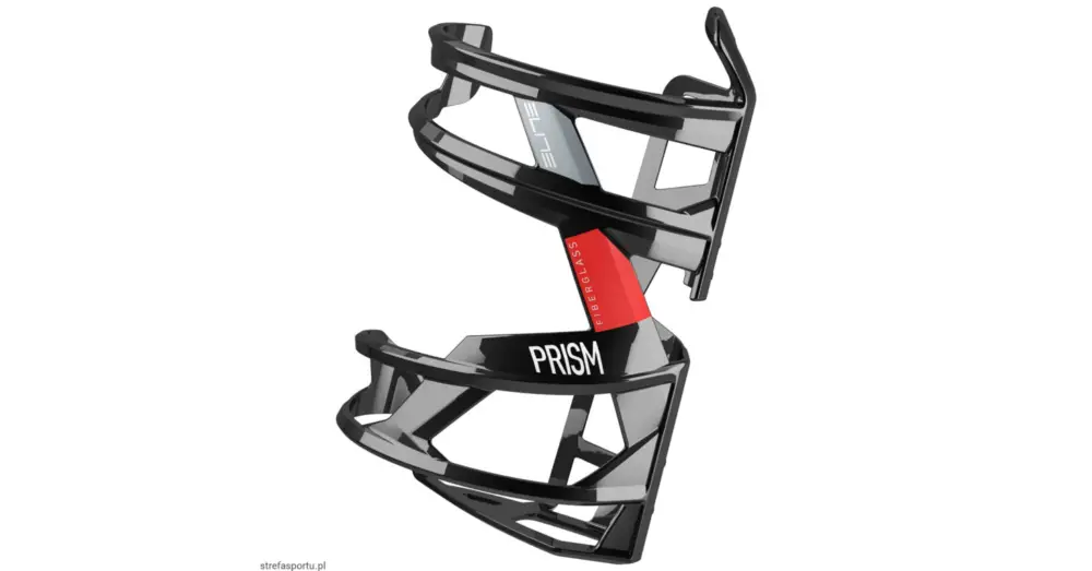 Košík na láhev ELITE Prism Glossy Black/Red Finální Výprodej