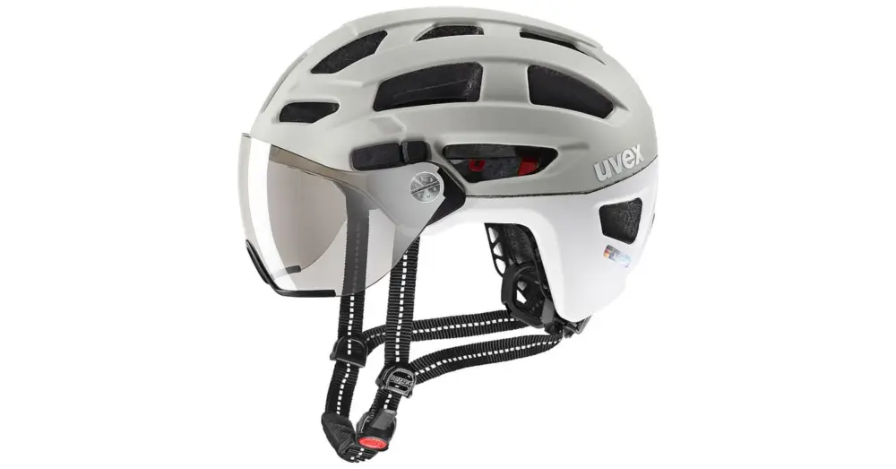 Rychlé Dodání Helma UVEX Finale Visor Sand - White Matt