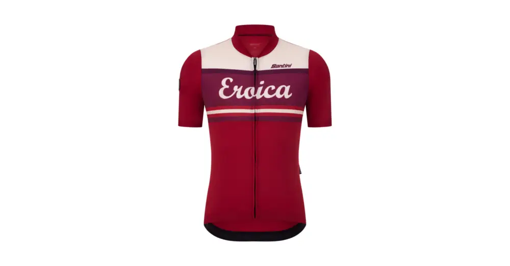 Odeslání Ihned Dres SANTINI Eroica Orcia Bordeaux
