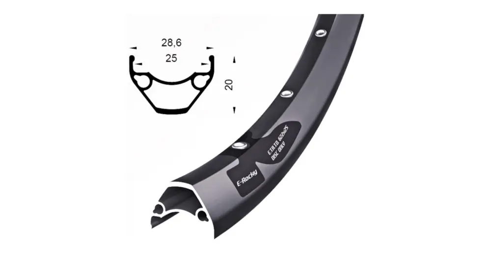 Autentický Ráfek REMERX E-Rocky RX 3025 27.5"