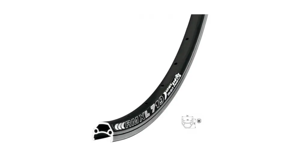 Ráfek REMERX Dragon RX 719 20" Black Sleva