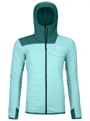 Víkendová Akce Dámská bunda ORTOVOX Swisswool Piz Badus Ice Waterfall