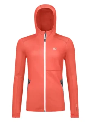 Dokud Zásoby Vydrží Dámská mikina s kapucí ORTOVOX Fleece Coral