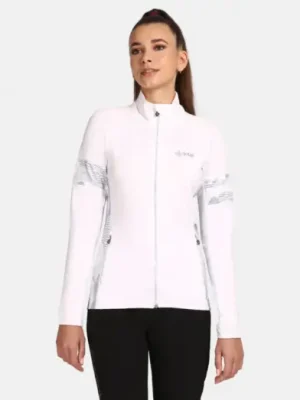 Dámská elastická mikina KILPI Junie White Oblíbený