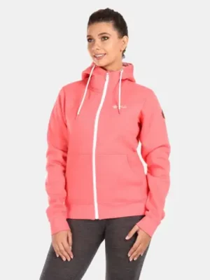 Dámská bavlněná mikina KILPI Rajana Pink Akce