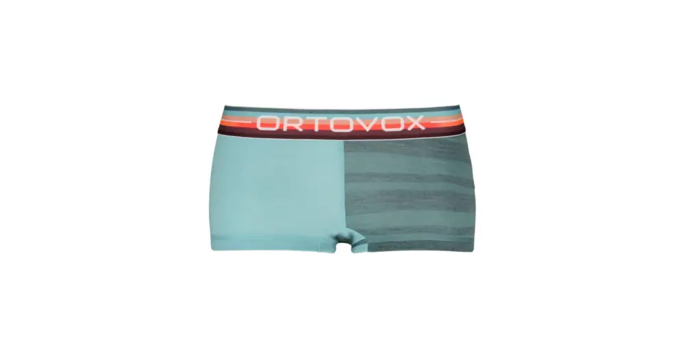 Výhodná Nabídka Dámské boxerky ORTOVOX 185 Rock N Wool Hot Arctic Grey