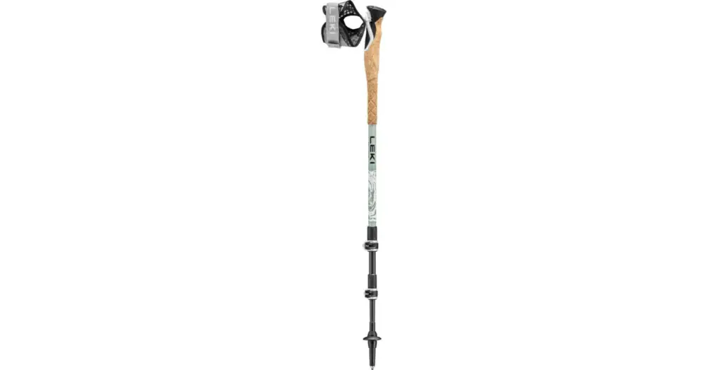 Trekingové hole LEKI Cross Trail TA, White-Goldbrown-Black, 100 - 135 cm Nová Kolekce