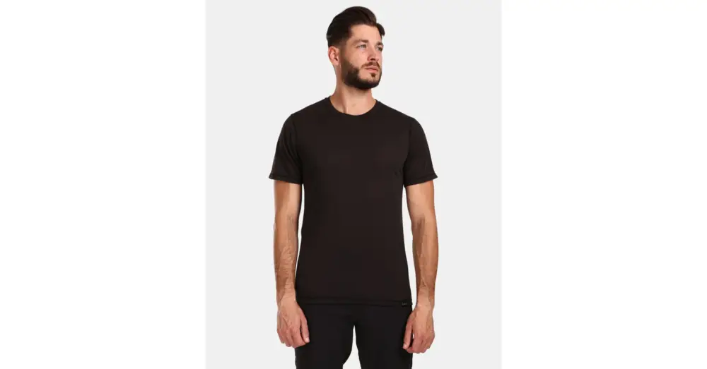 Triko z Merino vlny KILPI Sloper Black Nakupujte Hned