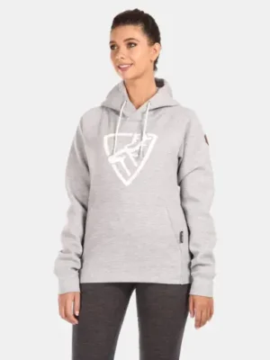 Dámská bavlněná mikina KILPI Fjela Light Grey Rychlé Dodání