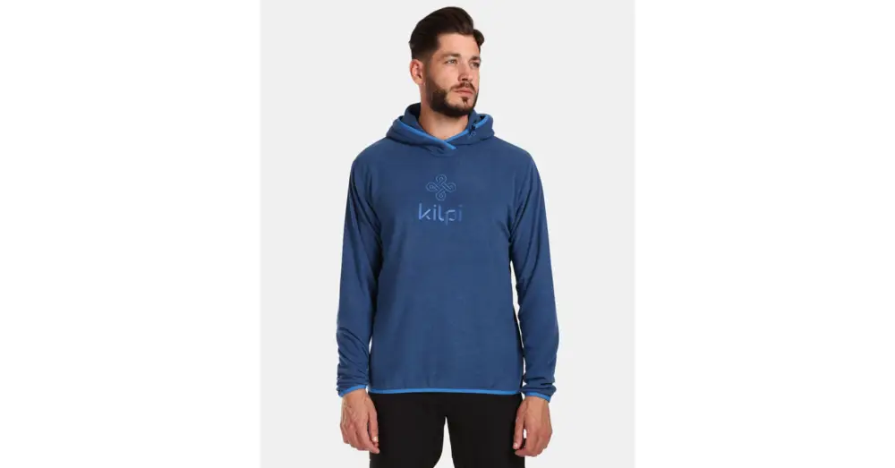 Cenově Výhodný Fleecová mikina s kapucí KILPI Flond Dark Blue