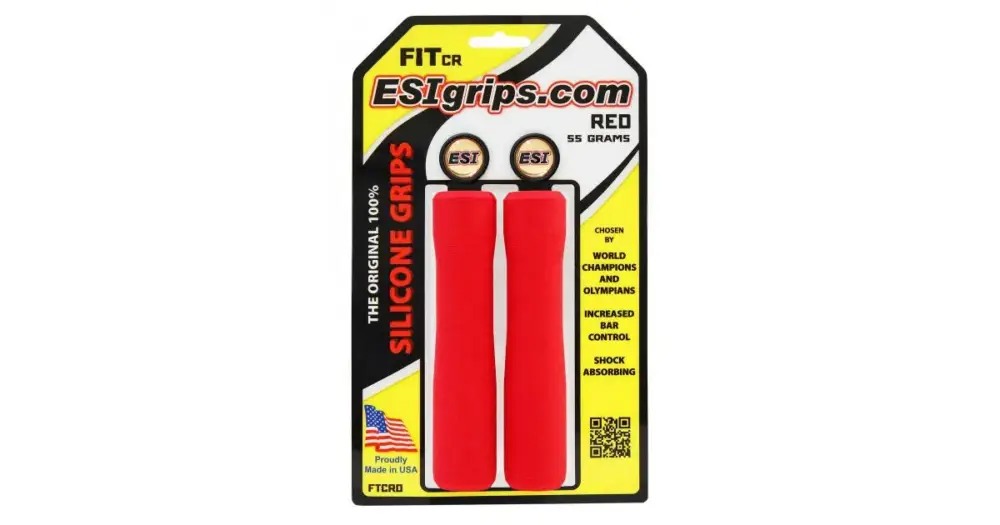 Super Cena ESI Gripy FIT CR Ergo, 55g Red