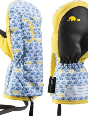 Výprodej Rukavice LEKI Little Elephant Zap Mitten Blue-Yellow
