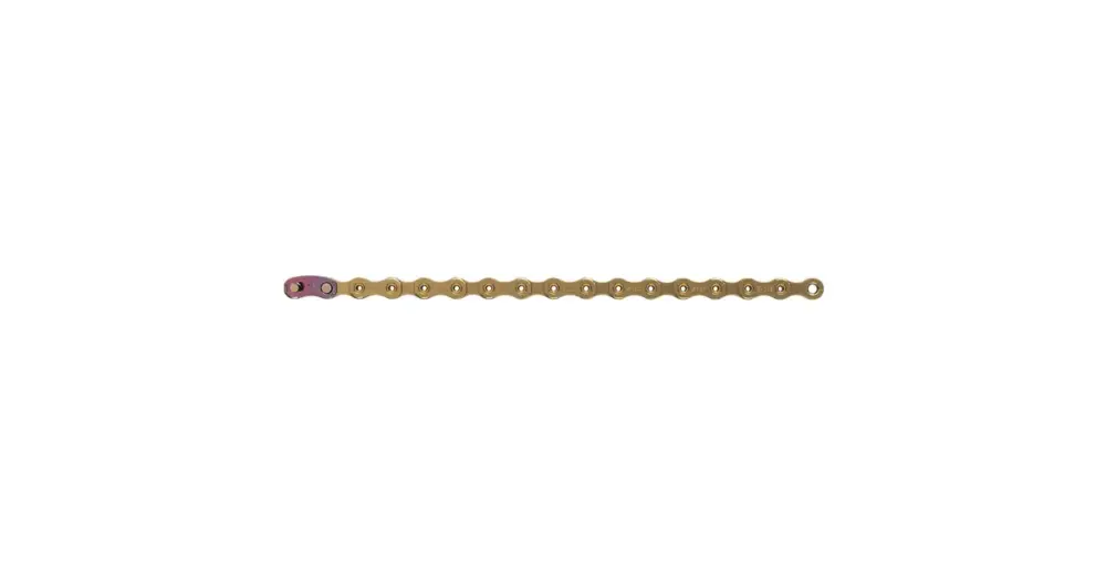 Víkendová Akce Řetěz SRAM PC XX1 Eagle HollowPin 126 článků, PowerLock spojka Flowlink, 12rychl., Gold