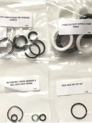 Nejprodávanější 200 hod/1 rok servisní kit (gufera, pěnové kroužky, těsnění) - 30 Gold and Silver (2018+)