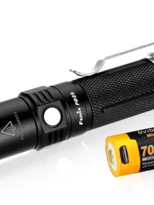 LED svítilna Fenix PD25 + USB aku 700 mAh Oblíbený