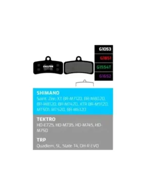 Aktuální Brzdové destičky Galfer SHIMANO FD426 - Standard