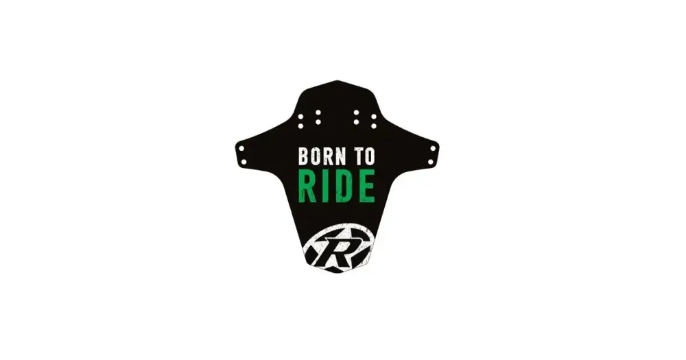 Cenová Bomba Blatník přední Reverse MudGuard Born to ride černá/neon zelená