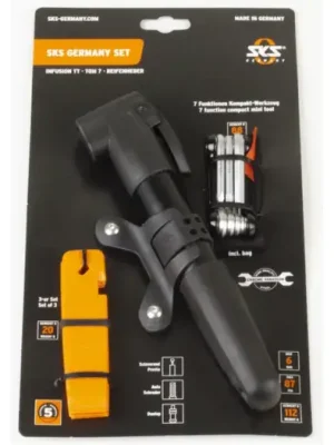 SKS SET - pumpička, nářadí TOM 7, montpáky Poslední Šance