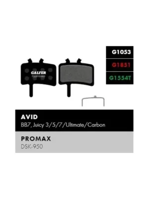 Brzdové destičky Galfer FD281 - Avid, Promax Víkendová Akce