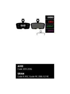 Brzdové destičky Galfer AVID/SRAM FD455 - Standard Akční Nabídka