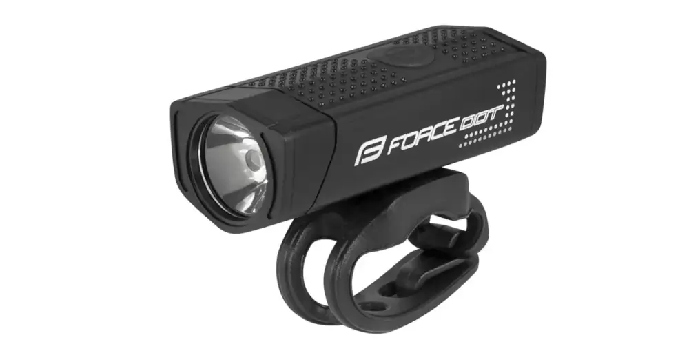 Výprodej Světlo přední FORCE DOT 300LM USB, černé