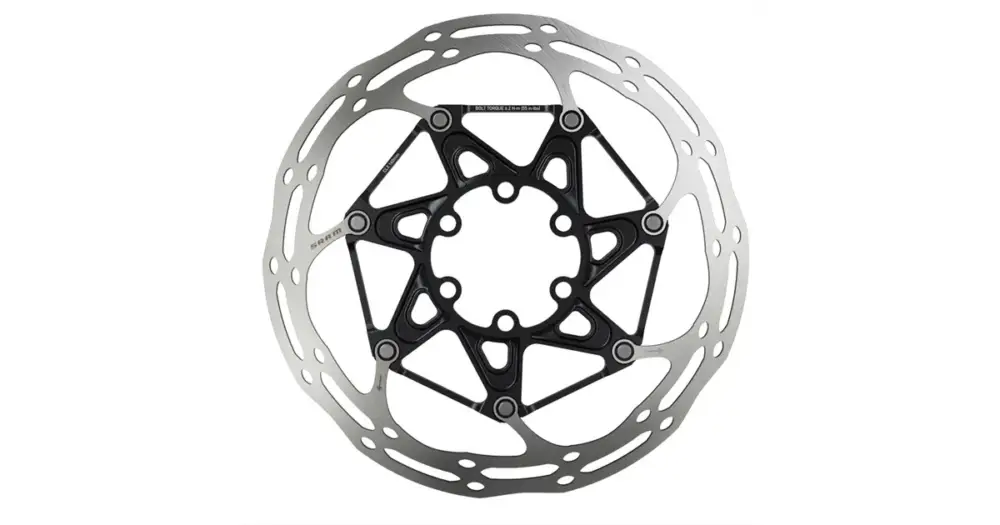 Kotouč SRAM Centerline 2 Piece 140mm Black (v balení titanové šrouby) Rounded Výhodná Nabídka