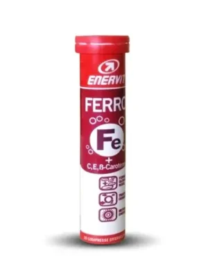 Cenový Hit ENERVIT FERRO - 20 šumivých tablet -pomeranč