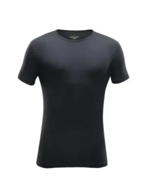 Devold Breeze pánské super lehké pohodlné vlněné triko Black/Dark Grey Finální Výprodej