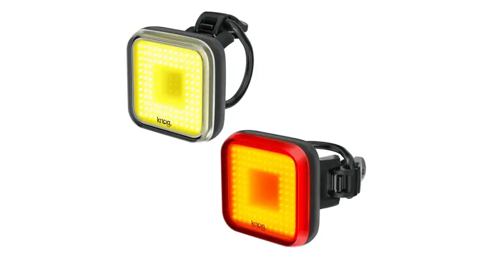 KNOG Blinder Black Twinpack - sada světel Twinpack Square Zlevněný
